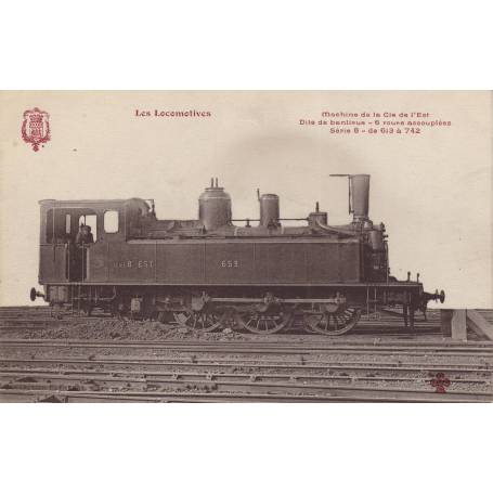 Locomotive de la Cie de l'Est Dite de banlieue 6 roues