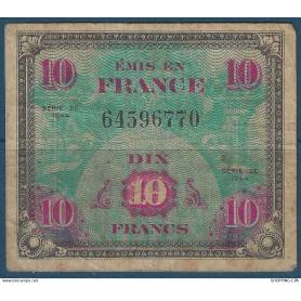 Billet de 10 Francs - France type 1944 - Sans série