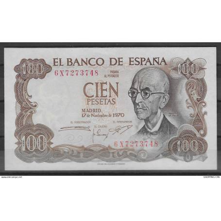 Billet de 100 Pesetas - Manuel de Falla - 1970 - Neuf