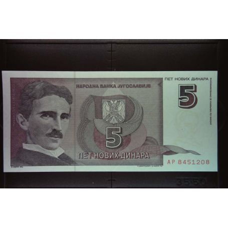 Yougoslavie - Billet de 5 Dinar