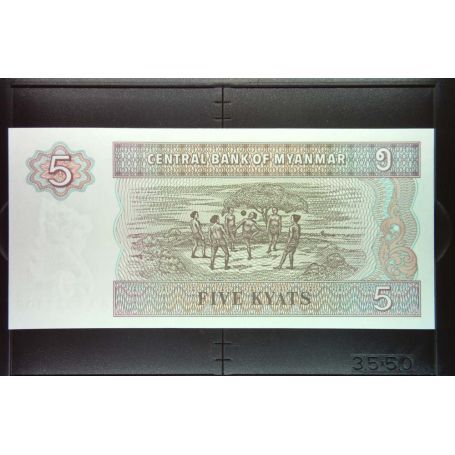 Myanmar - Billet de 5 Kyat