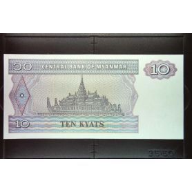 Myanmar - Billet de 10 Kyat