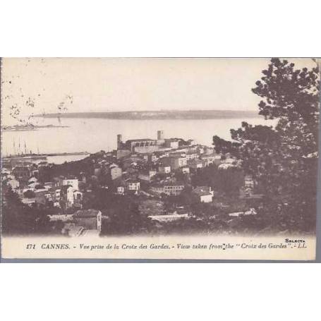 06 - Cannes - Vue prise de la croix des gardes