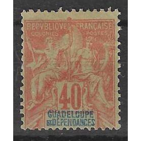 Guadeloupe N° 36 Neuf sans gomme - 1892