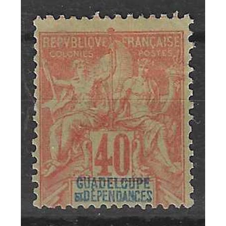 Guadeloupe N° 36 Neuf sans gomme - 1892