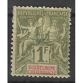 Guadeloupe N° 39 Neuf avec charnière - 1892