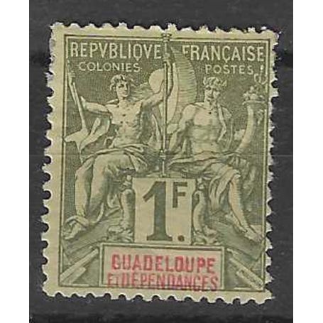 Guadeloupe N° 39 Neuf avec charnière - 1892