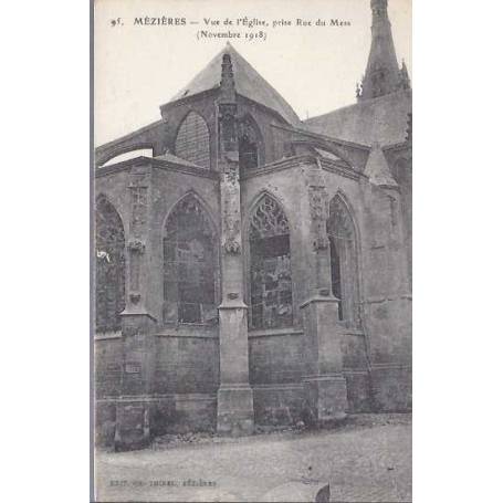 08 - Mézières - Vue de l'Eglise prise du Mess