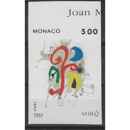 Monaco - N° 1909 non-dentelé - Neuf sans charnière - 1993