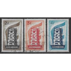 Luxembourg - N° 514/516 - Oblitéré - Europa 1956