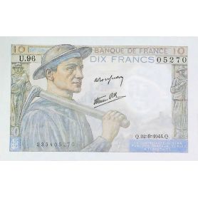 Billet de 10 francs Mineur - Neuf - 22-6-1944