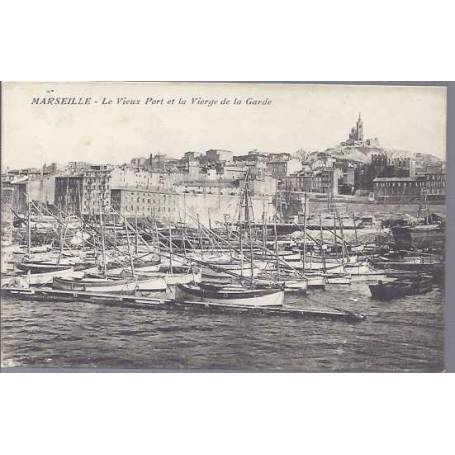 13 - Marseille - Le vieux port et la Vierge...