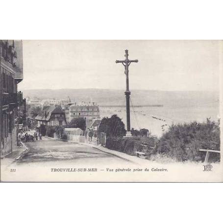 14 - Trouville - Vue générale prise du Calvaire