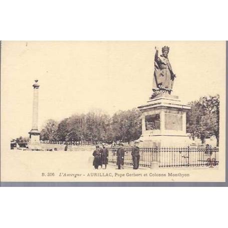 15 - Aurillac - Pape Gerbert et colonne Monthyon