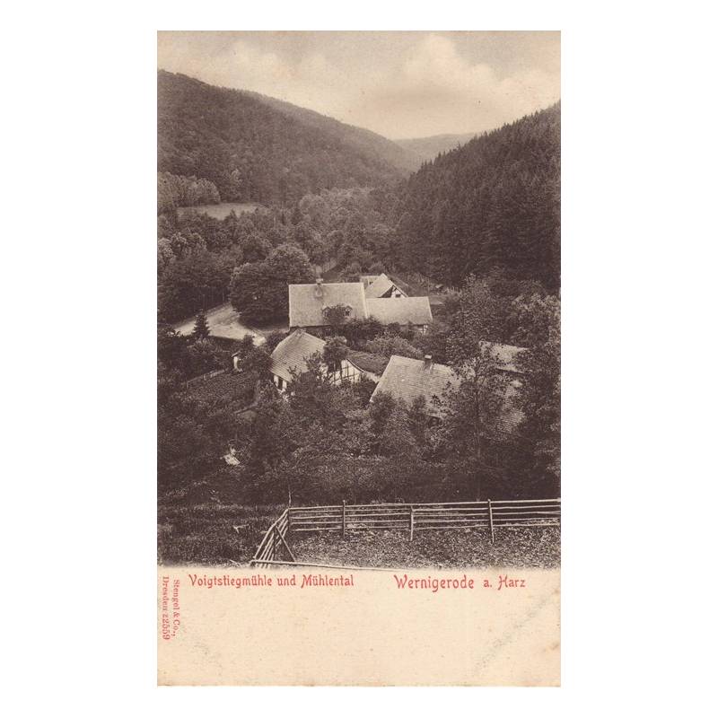 Allemagne - Voigtstiegmuhle und Muhlental - Wernigerode a. Harz