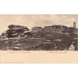 Allemagne - Ceufelskanzel und Brocken Hötel Gruss aus dem Harz