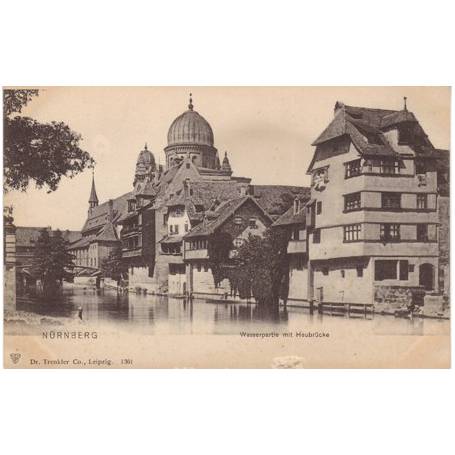 Allemagne - Nurnberg - Wasserpartie mit Heubrucke