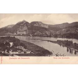 Allemagne - Drachenfels und Nonnenwerth Gruss vam Drachenfels