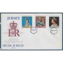 Silver Jubilé d'Elisabeth II Lot de 3 enveloppes