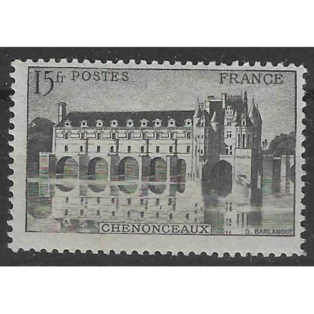 Variété N° 610c - Gris noir - Signé Brun - Neuf sans charnière