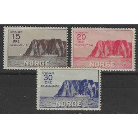 Norvège N° 151 à 153 Neuf avec charnière