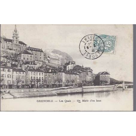 38 - Grenoble - Les quais - Ste Marie d'en haut