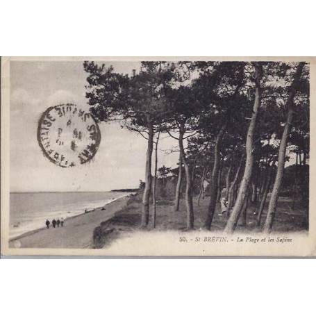 44 - St Brevin - La plage et les sapins