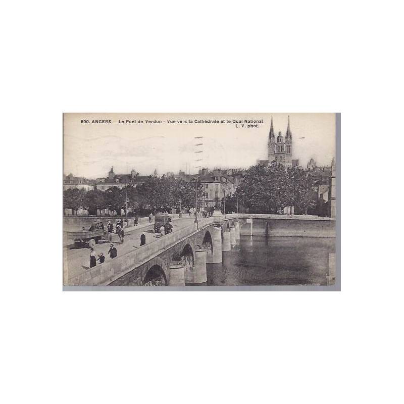 49 - Angers - Pont de Verdun - Animée