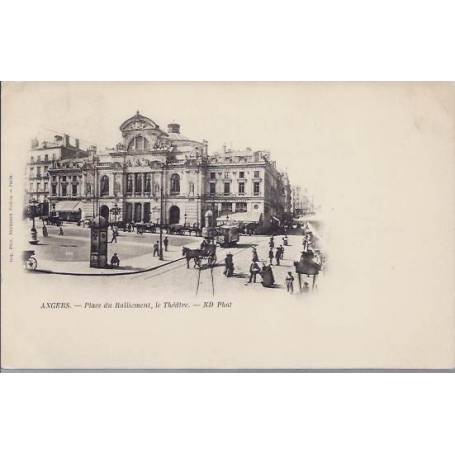 49 - Angers - Place du ralliement le théatre