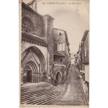 82 - Caylus - La rue droite