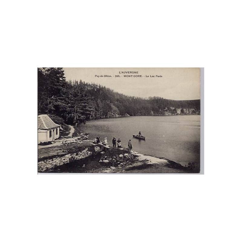 63 - Mont-Dore - Lac Pavin - Animée - Barque