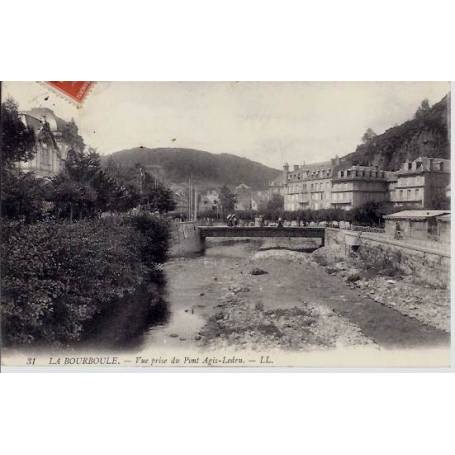 63 - La Bourboule - Vue prise du Pont Agis-Ledru