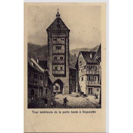 68 - Tour intérieure de la porte haute à Riquewihr