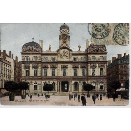 69 - Lyon - L'Hotel de ville - couleur