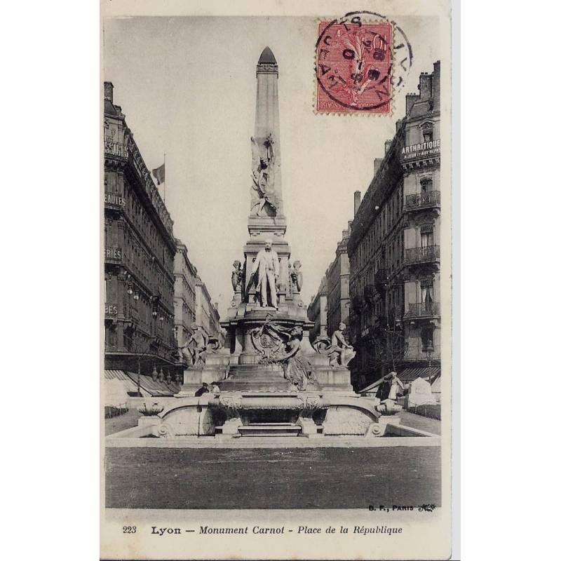 69 - Lyon - Monument Carnot,Place de la république