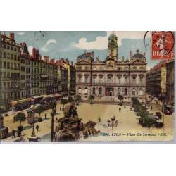 69 - Lyon - Place des Terreaux - Animée - Couleur