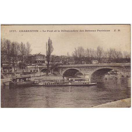 94 - Charenton - Le pont et le débarcadere