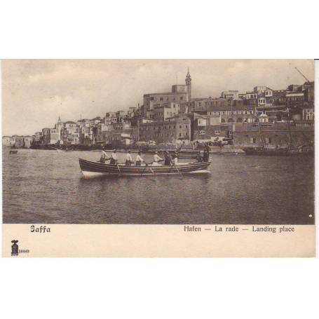 Israel - Jaffa - La rade - Barque - Animée