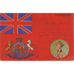 GB - Angleterre - Union Jack et Armoiries