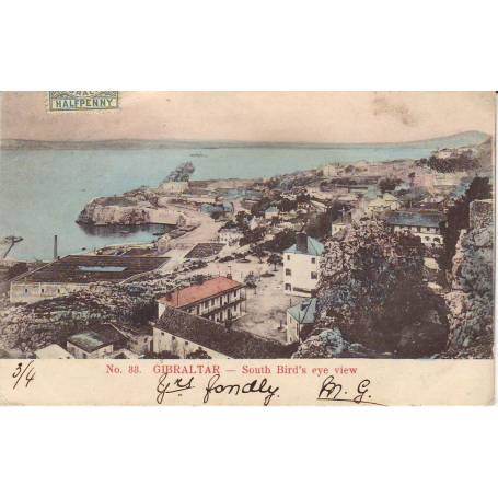 Gibraltar - South Bird's eye view - 1905