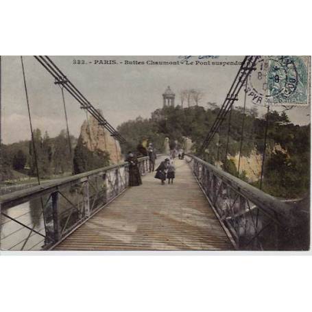 75 - Buttes Chaumont - Le Pont suspendu