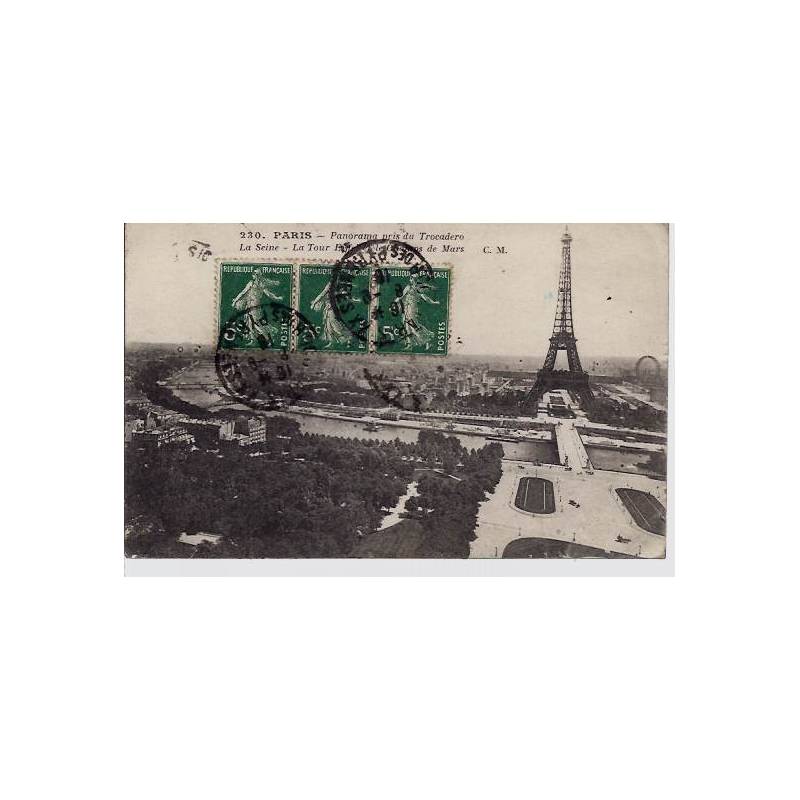 75 - Panorama pris du Trocadéro