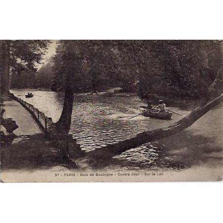 75 - Bois de Boulogne - Contre jour - Sur le Lac