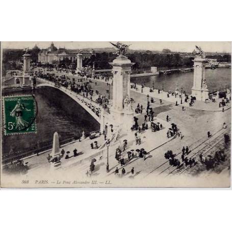 75 - Le Pont Alexandre III - Vue Générale