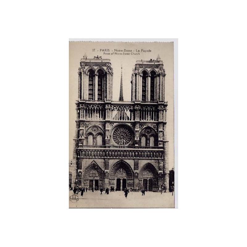 75 - Notre-Dame - La Façade - Verticale