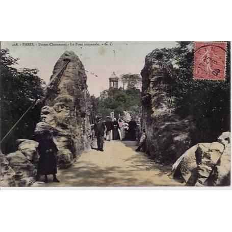 75 - Buttes Chaumont - Le Pont Suspendu