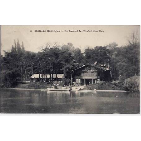 75 - Bois de Boulogne - Le Lac  - Challet des Iles