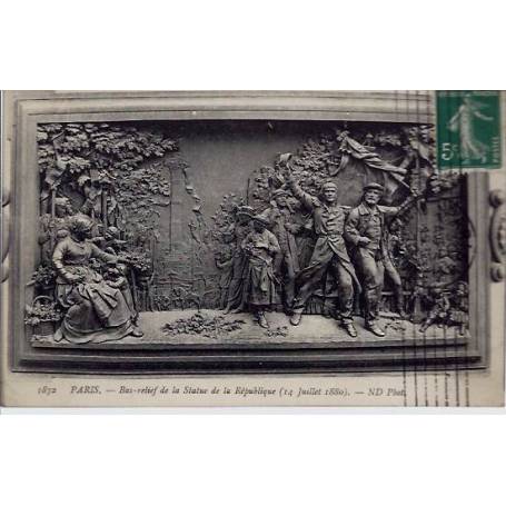 75 - Bas-relief de la Statue de la République 1880