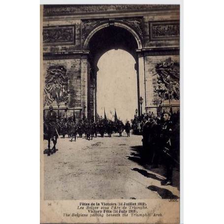 75 - Les Belges sous l'Arc de Triomphe