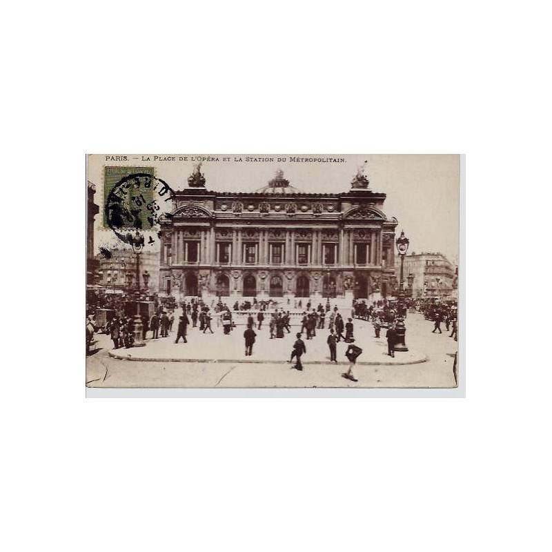 75 - La Place de l'Opéra - Station du Métroplitain